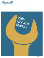 Plymouth Barracuda 1969 Service Manual preview