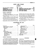 Preview for 737 page of Plymouth Barracuda 1969 Service Manual