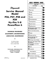 Preview for 2 page of Plymouth Belvedere 1955 Service Manual