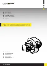 Plymovent FUA-1300 User Manual preview