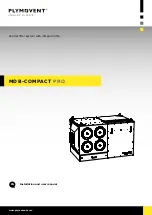 Предварительный просмотр 1 страницы Plymovent MDB-2/Compact PRO Installation And User Manual