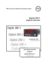 PMA Digital 280-1 Operating Manual preview