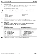 Preview for 4 page of PMA KS 40 Interface Description