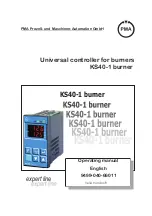 Preview for 1 page of PMA KS40-1 Operating Manual