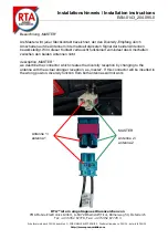 Предварительный просмотр 2 страницы PMA RTA DIVERSITY Installation Instructions