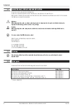 Предварительный просмотр 8 страницы PMA SG45-115-00000-000 Operating Manual