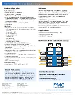 Preview for 2 page of PMC-Sierra MSP7162 GPON RG Specifications