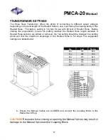 Preview for 17 page of PMC MN-06001 Manual