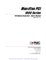 Предварительный просмотр 2 страницы PMC MultiFlex PCI 1000 Series User Manual