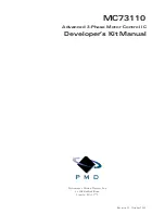 Предварительный просмотр 1 страницы PMD MC73110 Manual