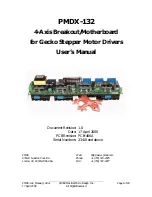 PMD PMDX-132 User Manual предпросмотр