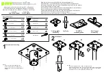 Preview for 1 page of PMV Mounts PMVCEILINGSMALL Mounting Instructions