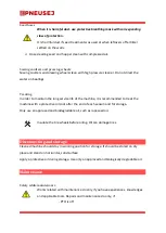 Preview for 47 page of Pneusej Venga 400 Operation Manual