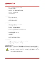 Preview for 51 page of Pneusej Venga 400 Operation Manual