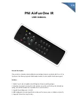 Preview for 1 page of PNI AirFun One IR User Manual