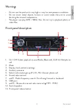 Предварительный просмотр 3 страницы PNI Clementine 8550BT User Manual