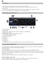 Preview for 2 page of PNI Clementine Bus Truck 8524BT User Manual