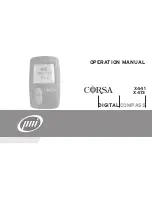 PNI Corsa X441 Operation Manual предпросмотр