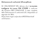 Предварительный просмотр 126 страницы PNI CT25PE User Manual