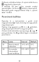 Preview for 62 page of PNI CT25T User Manual