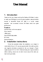 Preview for 1 page of PNI ESCORT HP 6500 User Manual