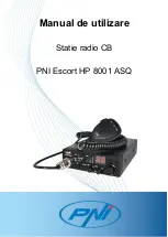 PNI escort HP 8001 ASQ User Manual preview