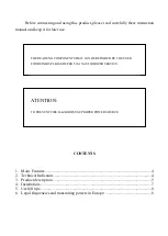 Preview for 10 page of PNI escort HP 8001 ASQ User Manual