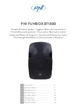 Preview for 1 page of PNI FUNBOX BT1800 User Manual