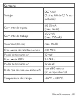 Preview for 69 page of PNI House 910 WiFi User Manual