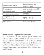 Предварительный просмотр 42 страницы PNI IP720LR User Manual