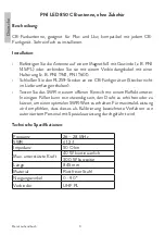 Preview for 3 page of PNI LED 850 CB Quick Start Manual