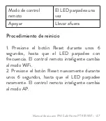 Предварительный просмотр 47 страницы PNI PNI-PT11IR User Manual