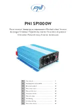 PNI PNI-SP1000W User Manual preview