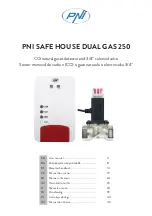 PNI SAFE HOUSE DUAL GAS 250 User Manual preview