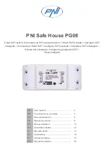 PNI Safe House PG08 User Manual предпросмотр