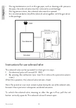 Preview for 8 page of PNI Safe House Smart Gas 300 User Manual