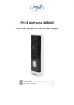 PNI SafeHome IDB005 User Manual preview