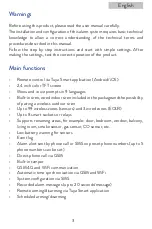 Preview for 3 page of PNI SafeHome PT700 User Manual