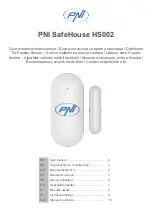 PNI SafeHouse HS002 User Manual preview