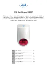 PNI SafeHouse HS007 User Manual предпросмотр