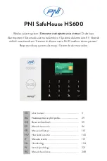 Preview for 1 page of PNI SafeHouse HS600 User Manual