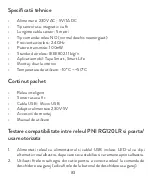 Preview for 85 page of PNI SmartHome RG120LR WiFi User Manual