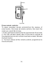 Preview for 14 page of PNI SmartHome SM433 User Manual