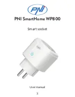 Preview for 3 page of PNI SmartHome WP800 User Manual