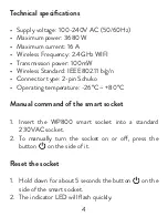 Preview for 4 page of PNI SmartHome WP800 User Manual