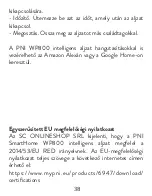 Preview for 38 page of PNI SmartHome WP800 User Manual