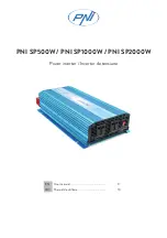 PNI SP1000W User Manual preview