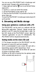 Preview for 9 page of PNJ PNJ-POCKET User Manual