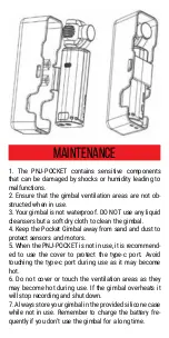 Preview for 11 page of PNJ PNJ-POCKET User Manual