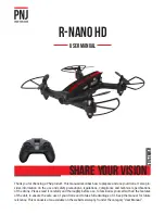 Preview for 1 page of PNJ R-Nano HD User Manual